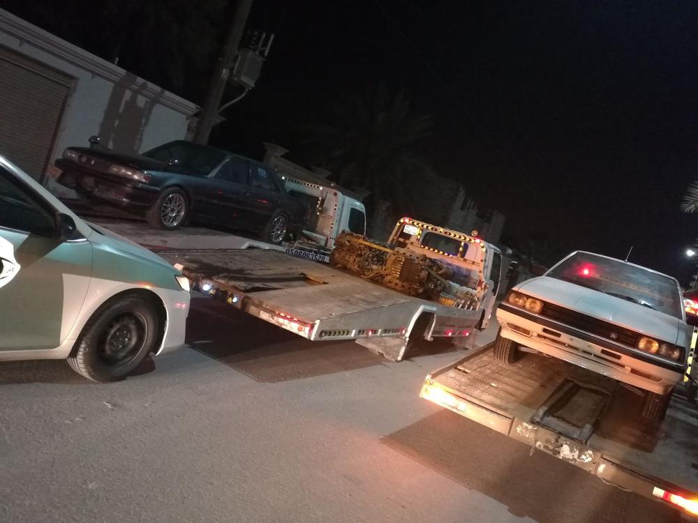 المرور يضبط 7 مركبات معدة للتفحيط بالأحساء