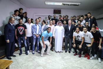 آل الشيخ يزور الأهلي المصري ويتفقد منشآته
