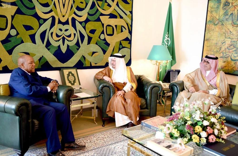 وزير الدولة للشؤون الخارجية يستقبل سفير نامبيا