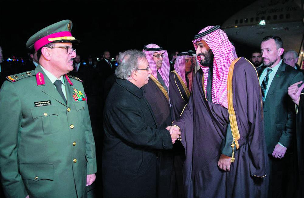 ولي العهد يلتقي الرئيس الأمريكيبتوجيه الملك ..