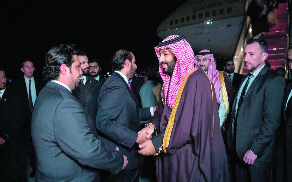 ولي العهد يلتقي الرئيس الأمريكيبتوجيه الملك ..