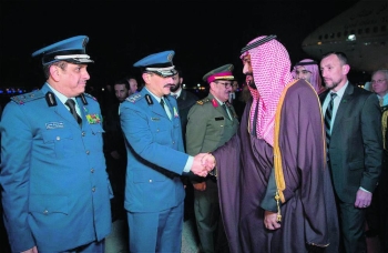 ولي العهد يلتقي الرئيس الأمريكيبتوجيه الملك ..