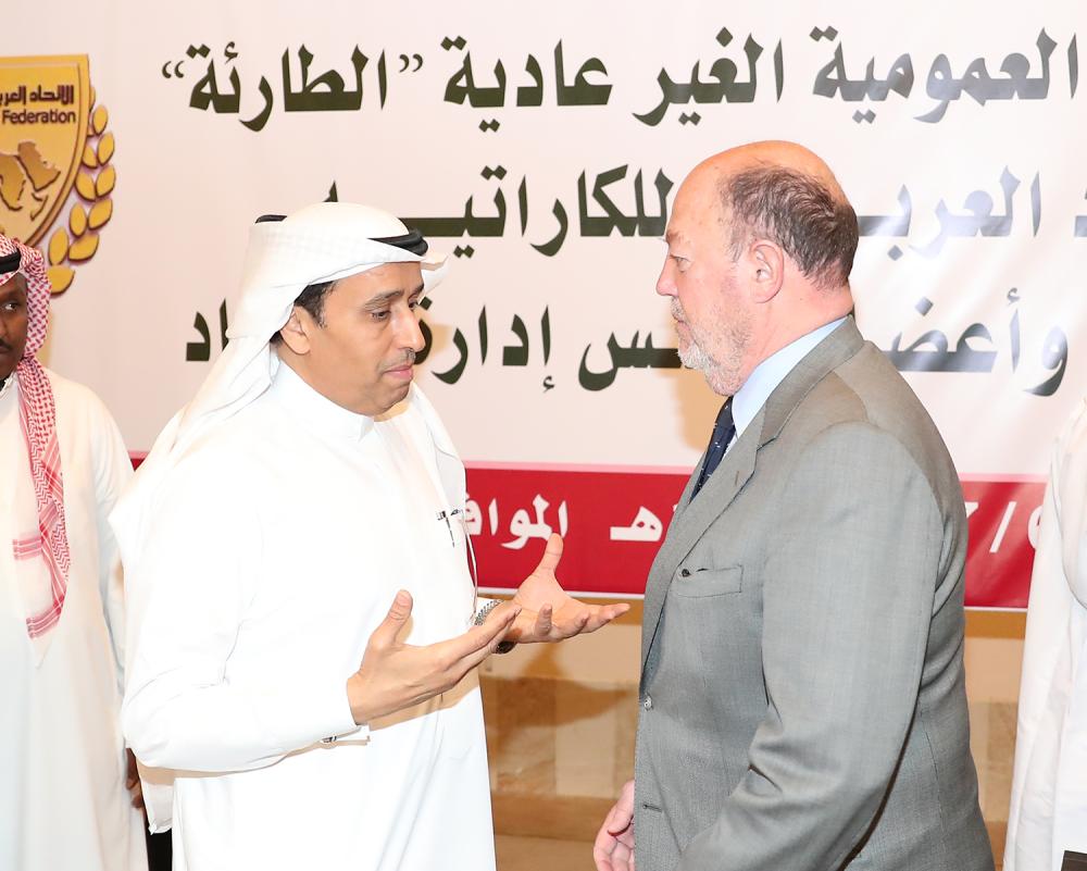 القناص رئيسا للاتحاد العربي للكاراتيه