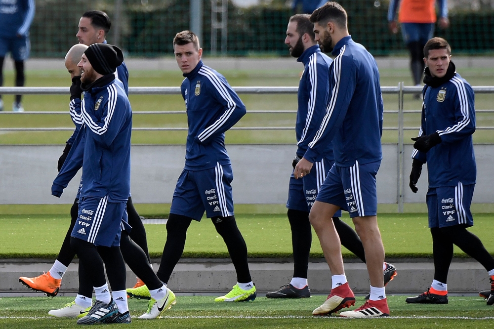 ميسي يعاود التدريبات مع المنتخب الارجنتيني