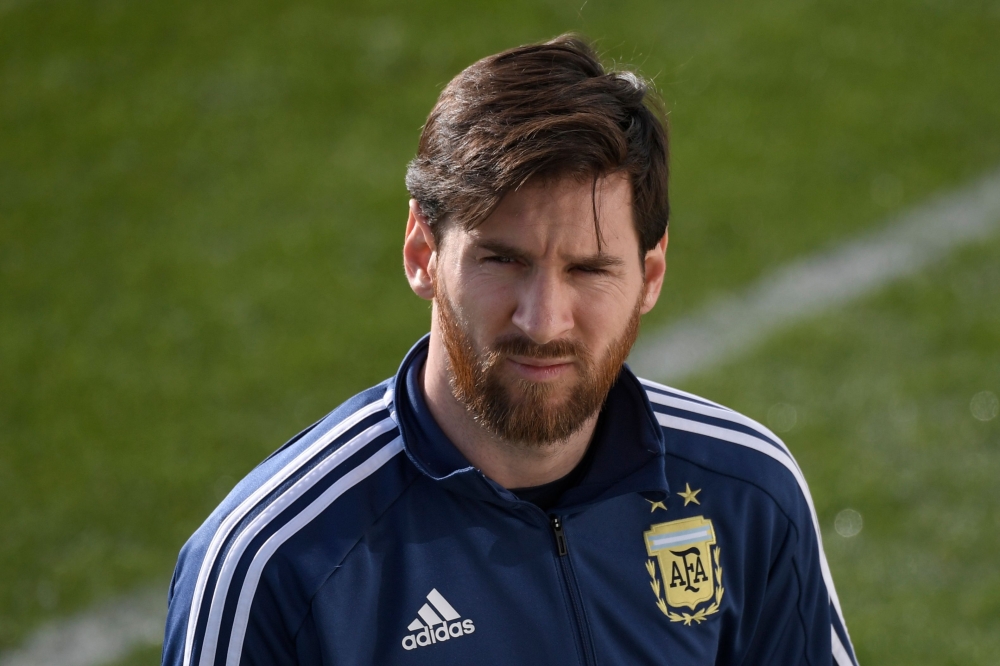 ميسي يعاود التدريبات مع المنتخب الارجنتيني