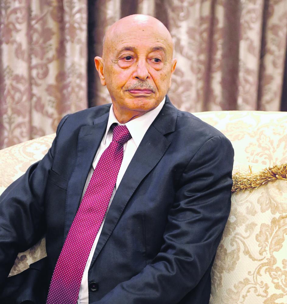 عقيلة يدين تفجير «إجدابيا» الإرهابي