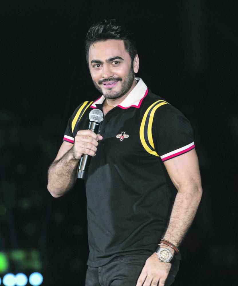 الفهد تجمع ديانا حداد وعيضة المنهالي وتامر حسني