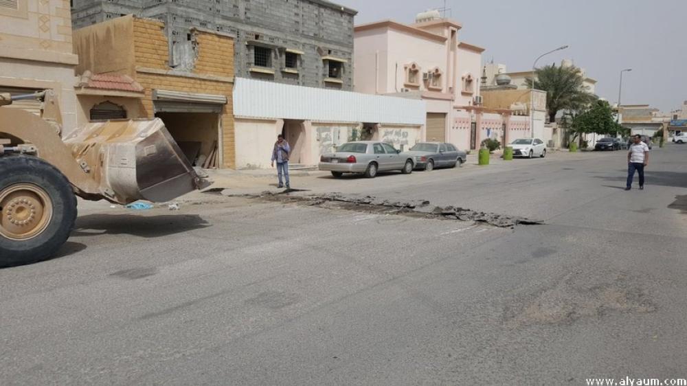إزالة 78 مطباً عشوائياً من شوارع صفوى