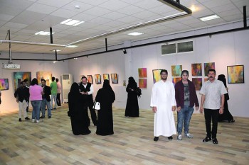 جانب من المعرض
(تصوير: حسن الخلف) 