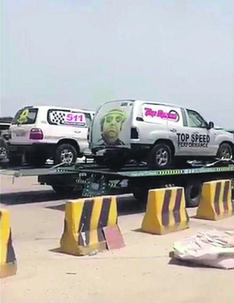 احتجاز مركبتين مخالفتين في الخفجي