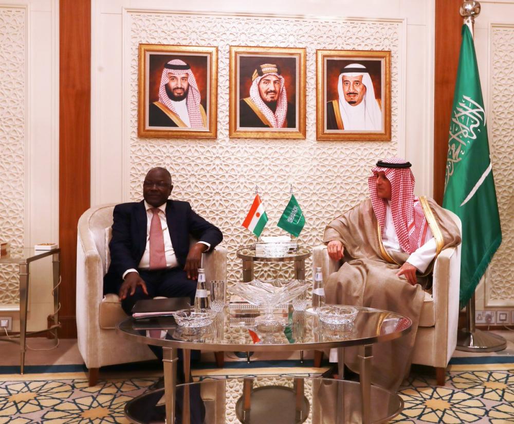 «الجبير» ووزير خارجية النيجر يستعرضان المجالات المشتركة