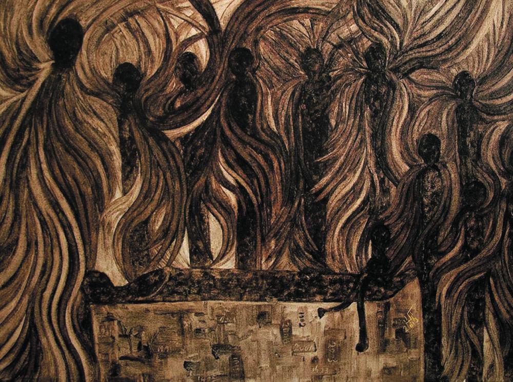 الرسم بالقهوة ولوحة «النهاية»