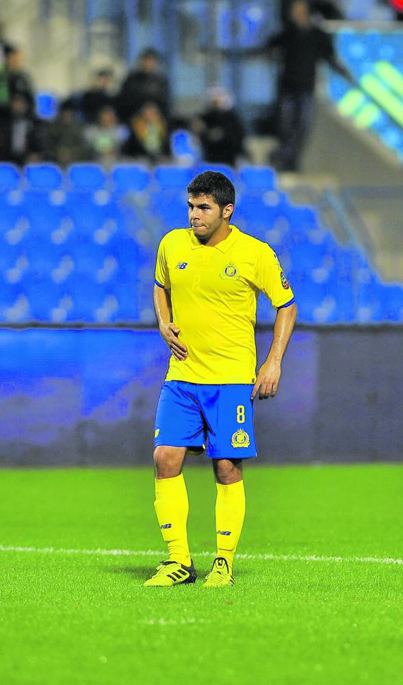 إدارة النصر تطلب بطاقة الشهري