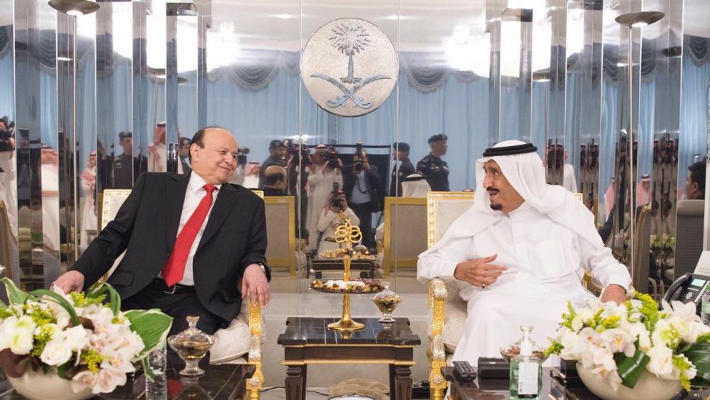 خادم الحرمين الشريفين يستقبل الرئيس اليمن
