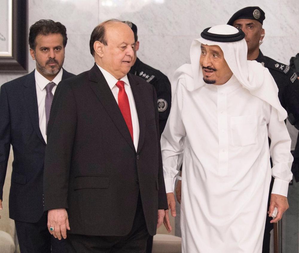 خادم الحرمين الشريفين يستقبل الرئيس اليمن