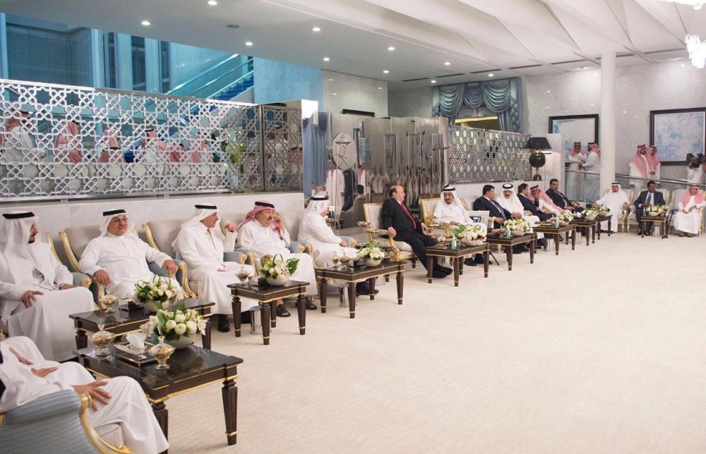 خادم الحرمين الشريفين يستقبل الرئيس اليمن
