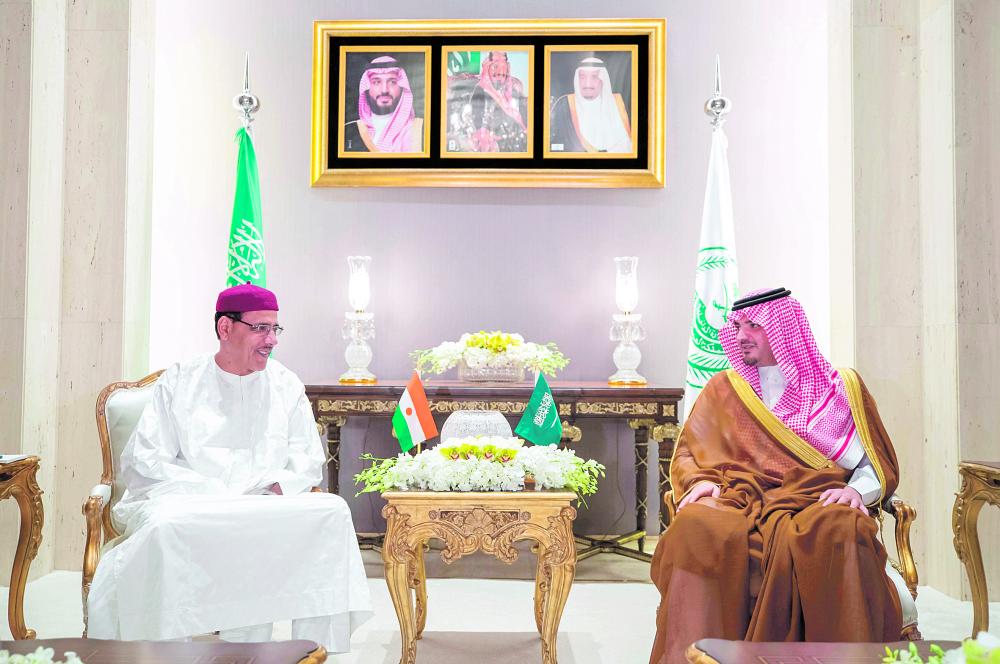 وزير الداخلية يستقبل وزير داخلية النيجر