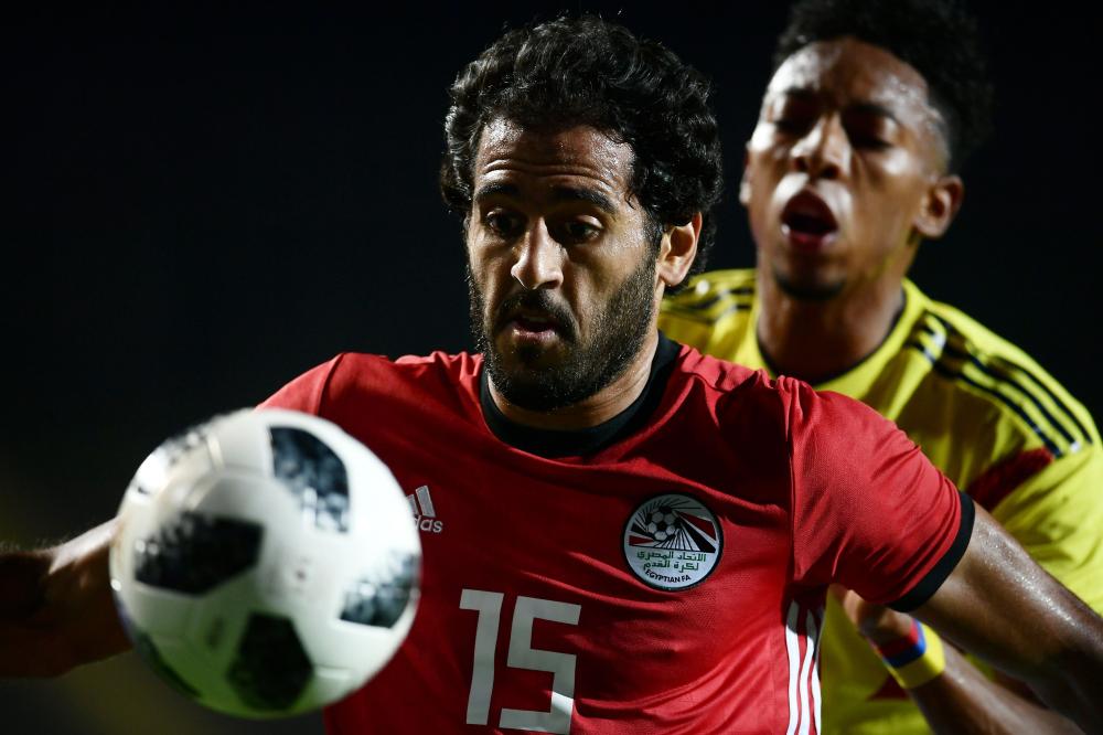 منتخب مصر يتعادل مع كولومبيا في غياب صلاح