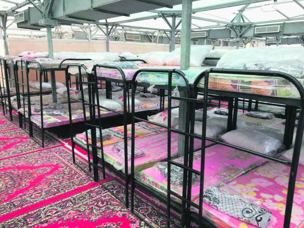 لأول مرة.. أسرّة بـ «دورين» للحجاج في مشعر منى
