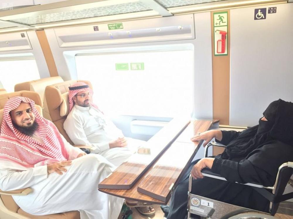 800مسافر على متن قطار الحرمين في 4رحلات يومية