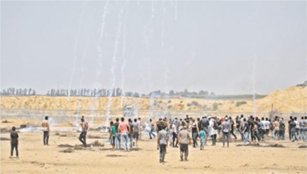 4 شهداء و618 مصابا في «مليونية القدس» بغزة
