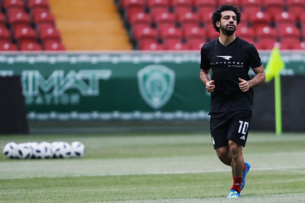 صلاح يشارك في تدريبات المنتخب المصري