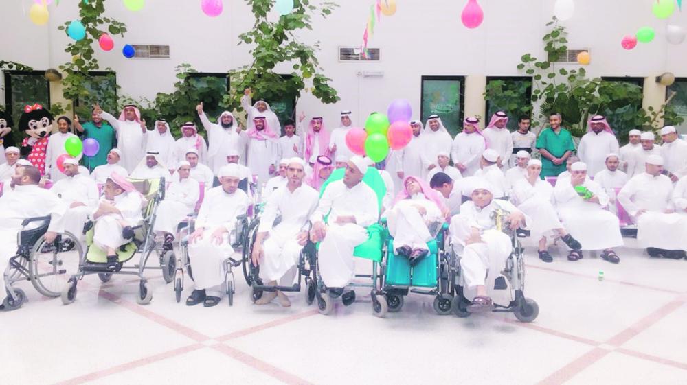 أجواء الفرح في «تأهيل الأحساء»