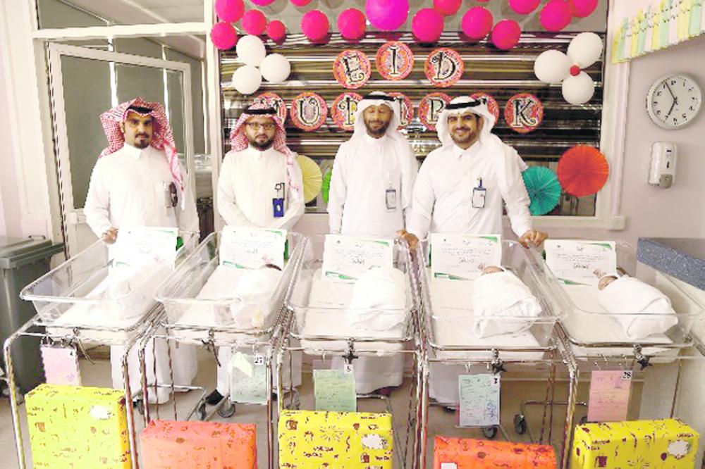 82 مولودا في ثالث أيام عيد الفطر بالأحساء