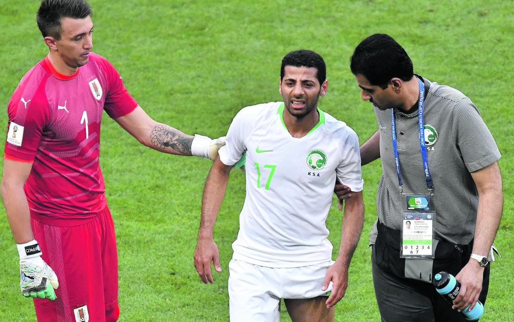 «العضلة الضامة» تبعد الجاسم عن مواجهة مصر