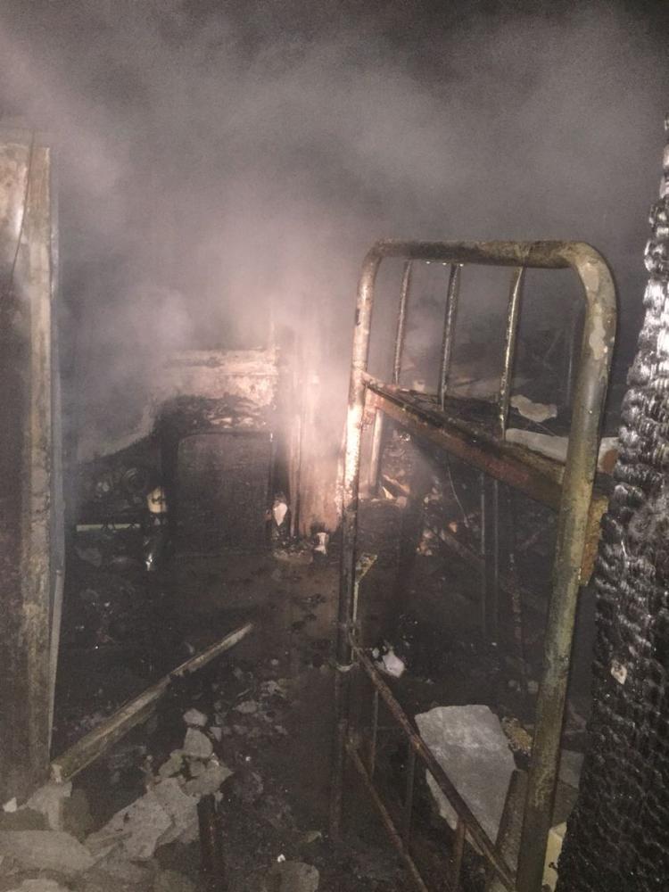 اخماد حريق فى مبنى بالجبيل