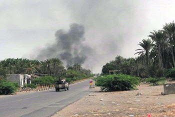 صور من معركة تحرير مطارالحديدة