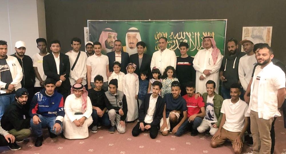 «هيئة الرياضة» تحتفي بأبناء الشهداء في موسكو