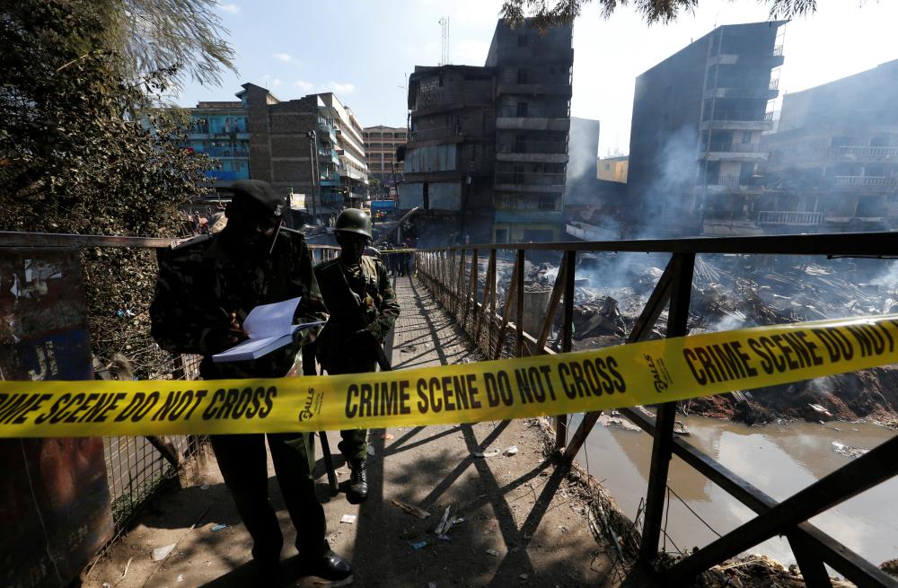 نيروبي .. مصرع 15 شخصا وإصابة 70 جراء حريق في سوق 