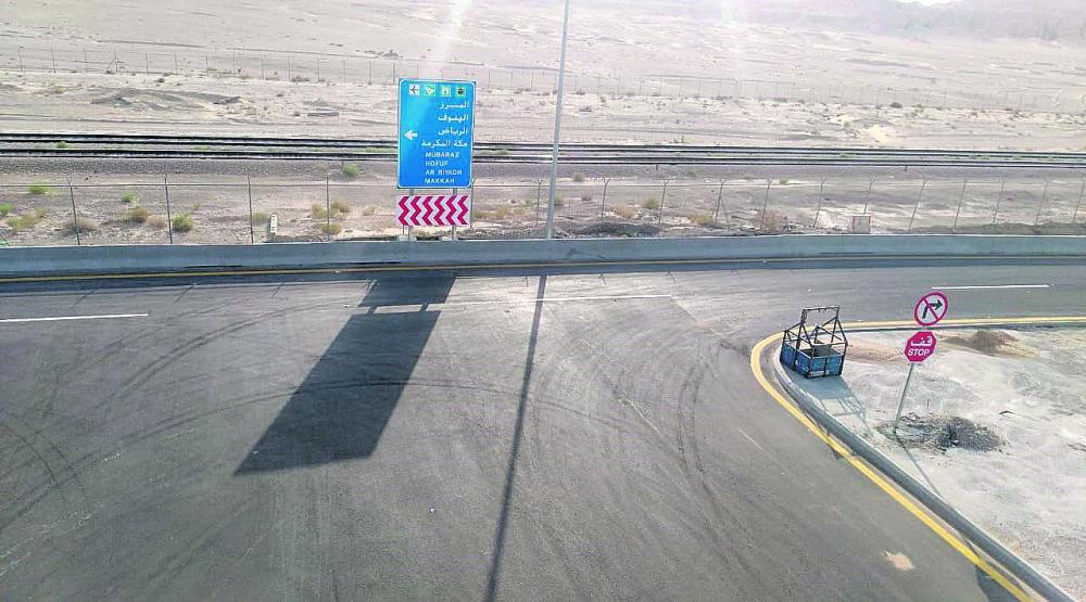 رسميا.. تقاطع مدخل «الوزية» جاهز أمام حركة السير