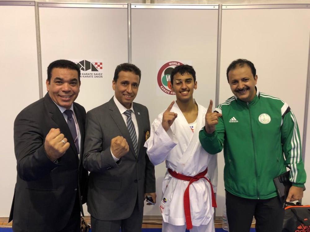 «عسيري» أول لاعب كاراتيه عربي يتأهل لأولمبياد الأرجنتين