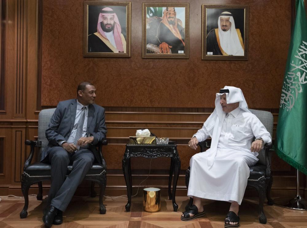 «قطان» يبحث مع السفير السوداني العلاقات الثنائية
