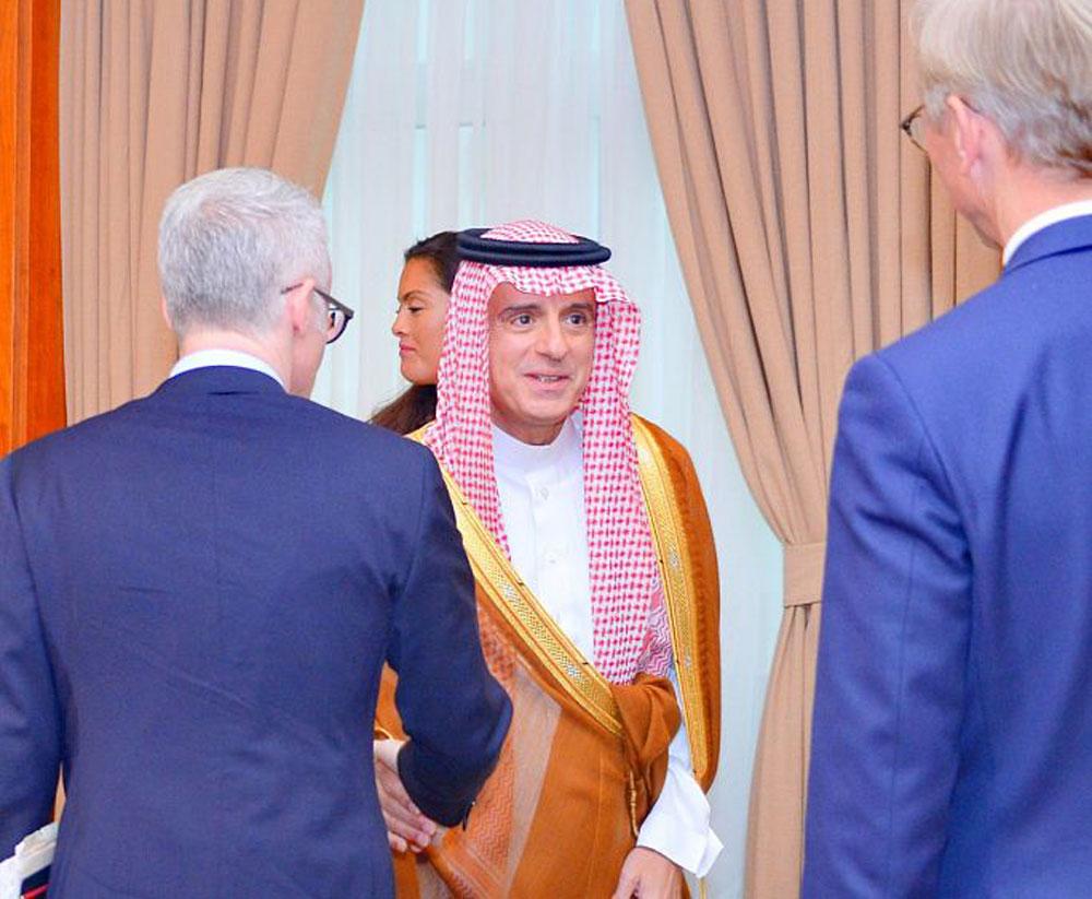 الجبير يلتقي كبير مستشاري وزير الخارجية الأمريكي للسياسات
