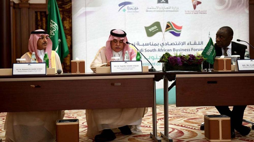 رئيس جنوب أفريقيا: نتطلع لزيادة التبادل التجاري مع المملكة