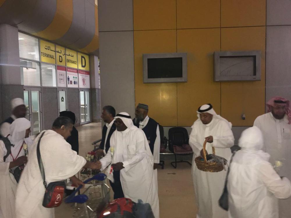 وصول أول فوج لحجاج جنوب أفريقيا إلى مطار المؤسس