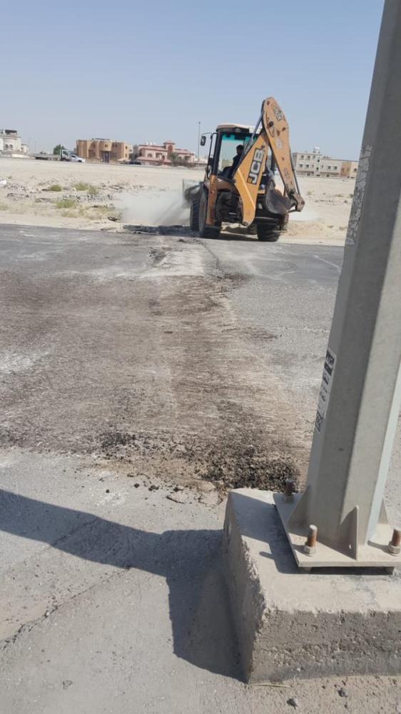 حملة لإزالة المطبات العشوائية بغرب الدمام