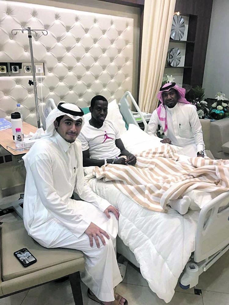 الخيبري: الإجهاد سبب لي كسرا في الساق