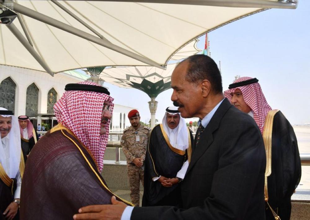 رئيس إرتيريا يصل جدة