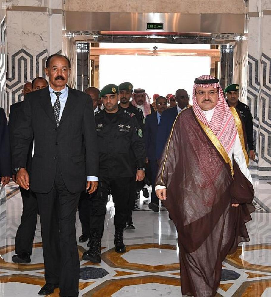 رئيس إرتيريا يصل جدة