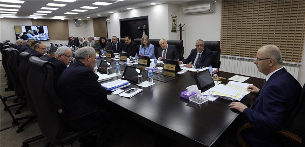 مجلس الوزراء الفلسطيني يدين القانون المسمى بـ ' الدولة االيهودية '