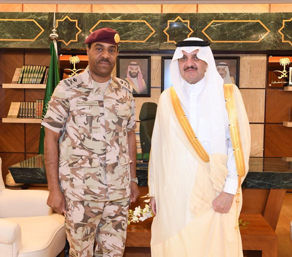 أمير الشرقية يقلد اللواء البريك رتبته الجديدة