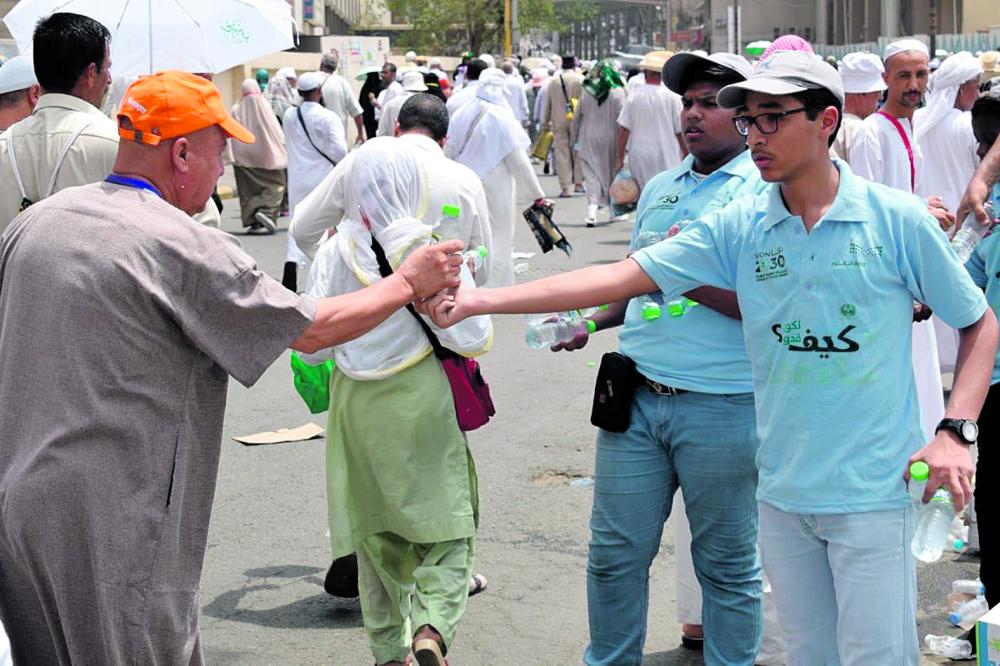 21 الف ساعة تطوعية لخدمة ضيوف الرحمن