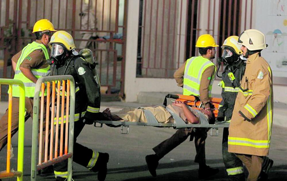 فرضية ناجحة لحريق في مستشفى منى الوادي