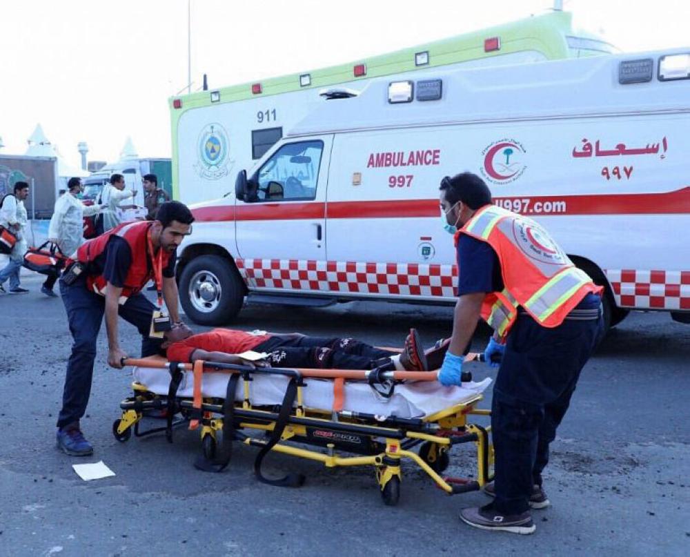 «الهلال الأحمر» يسعف 4 آلاف حاج 