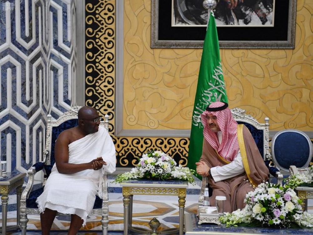 نائب رئيس غانا يصل جدة لأداء فريضة الحج