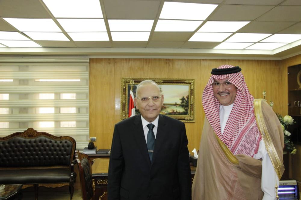 وزير العدل المصري يلتقي سفير المملكة لدى مصر
